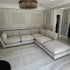 Oscar Pebble 4 Piece Corner Sofa & Stool